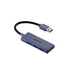 ＵＳＢハブ（ＵＳＢ－Ａ×３）バスパワー　ネイビー