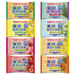バスリフレ薬用発泡入浴剤フルーツ＆フラワー４８錠