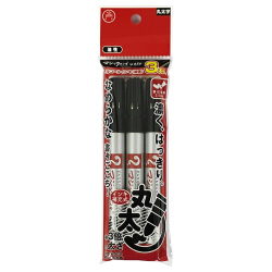 マジックインキ丸太字６７０黒３本入