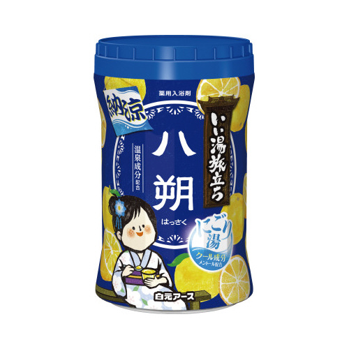いい湯旅立ちボトル納涼にごり湯八朔５００ｇ×１５