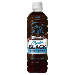 ワンダ　クリアブラック　ＰＥＴ５００ｍｌ　２４本