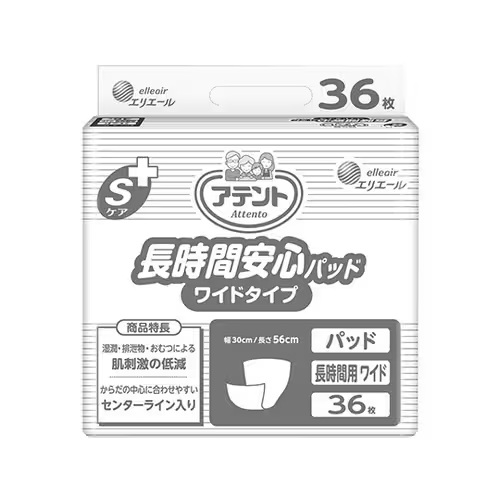 アテント　Ｓケア長時間安心パッド　ワイドタイプ