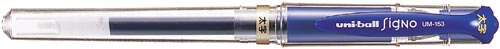 ゲルインクボールペン　シグノ太字１．０ｍｍ青１０本