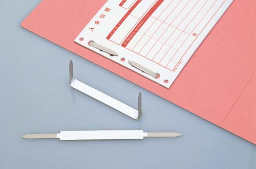 ＰＯ鋼板ファスナー６０ｍｍ粘着シール付　１００本