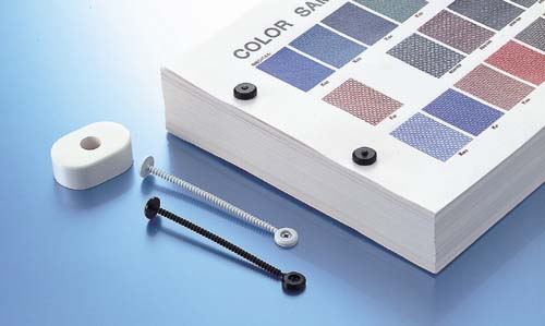 プラファスナー　とじ厚８０ｍｍ　白　２００本