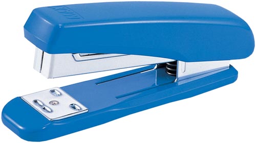 中型ホッチキス　３号針用　ハンディタイプ青　１０個