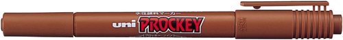 水性マーカー　プロッキー細・極細　茶色