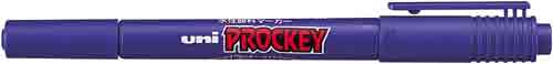 水性マーカー　プロッキー　細・極細　青