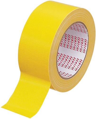 カラー布テープ　Ｎｏ．６００Ｖ　黄　３０巻