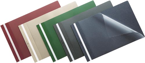 レポートメーカー　５０枚収容　Ａ４横　濃灰　３０冊