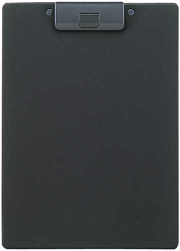 クリップボード（捺印対応）Ａ４縦　黒　１０セット