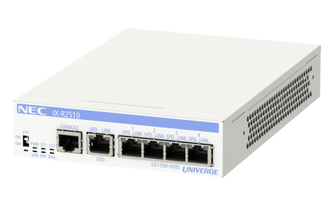 5年無償保証 VPN対応小型・多機能ルータ UNIVERGE IX-R2510