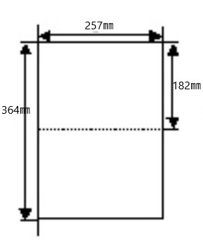 エコクリスタル　B4(ミシン目B5)　７日内お届け