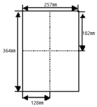エコクリスタル　B4(ミシン目B6)　７日内お届け