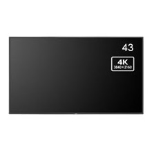 液晶ディスプレイ 43型/3840×2160/HDMI、DisplayPort/ブラック/スピーカー：なし