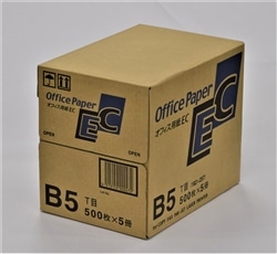 オフィス用紙EC　Ｂ５（５００Ｘ５）