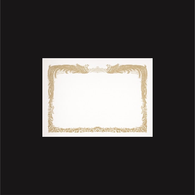 賞状用紙 A4ワイド 白ケントCoC 横長 KY