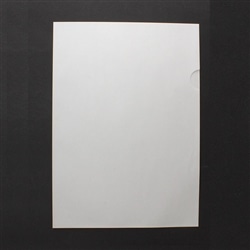 紙製クリアファイルCoC A4用（片面半透明）