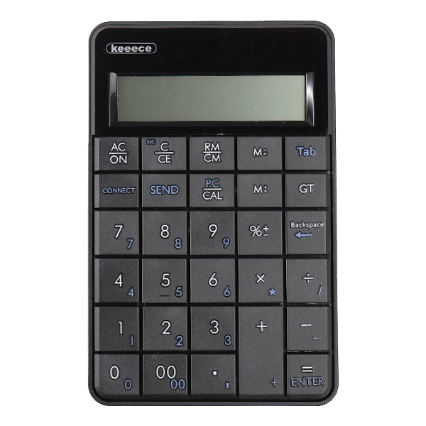 ワイヤレス電卓機能付きテンキー