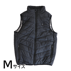 電熱ベスト すぐぬっく ベスト ブラック Mサイズ