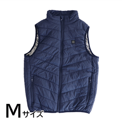 電熱ベスト すぐぬっく ベスト ネイビー Mサイズ