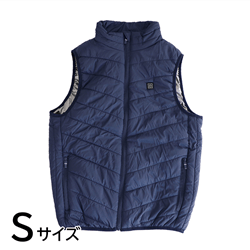 電熱ベスト すぐぬっく ベスト ネイビー Sサイズ