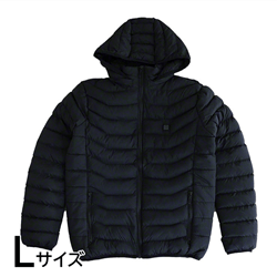 電熱ベスト すぐぬっく ジャケット ブラック Lサイズ