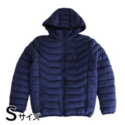 電熱ベスト すぐぬっく ジャケット ネイビー Sサイズ