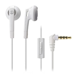 スマートフォン用インナーイヤーヘッドホン ホワイト