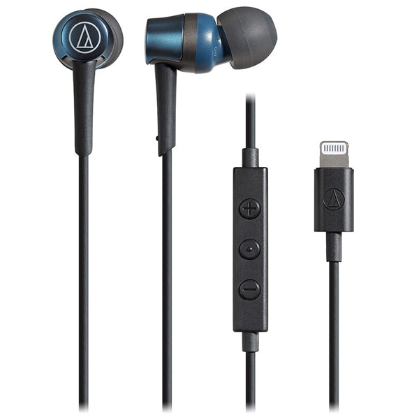 Lightning用イヤホン ブルー