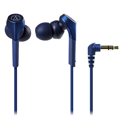 SOLID BASS インナーイヤーヘッドホン ブルー