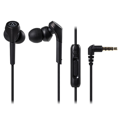 SOLID BASS スマートフォン用インナーイヤーヘッドホン ブラック