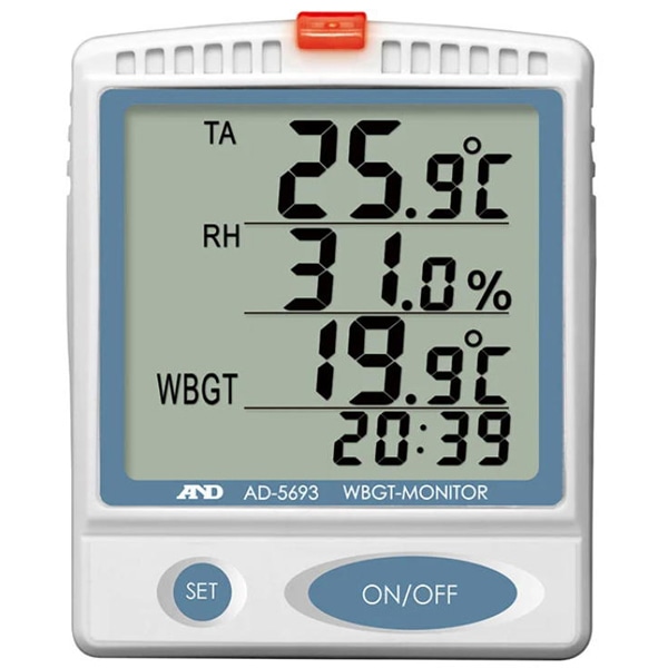 壁掛・卓上形 熱中症指数計 / 熱中症指数モニター