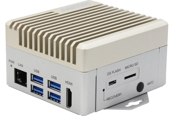 産業用ファンレスPC AIエッジ向け NVIDIA Jetson Xavier NX搭載 JetPack4.6プリインストール済 WiFi AC拡張モデル アダプタ付 Jetpack4.6.0プリインストール済