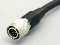 CCDカメラ用ケーブル 標準 丸型12極（オス-メス） 30m 複合同軸ケーブル