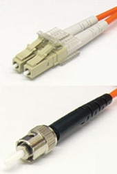 光ファイバーケーブル DLC/ST マルチモード・50/125μm 2m