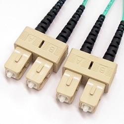 OM3光ファイバーケーブル DSC/DSC マルチモード 50/125μm 2m