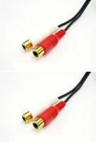 RCAソケット（赤・白）/RCAソケット（赤・白） 音声用ケーブル 10m