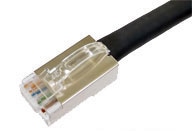 カテゴリ5e ロボットケーブル 撚り線 ストレート 黒(ケーブル仕様B) 8m