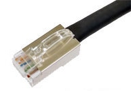 カテゴリ5e ロボットケーブル 撚り線 クロス 黒(ケーブル仕様B) 7m