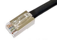 カテゴリ5e ロボットケーブル 撚り線 クロス 黒(ケーブル仕様B) 20m