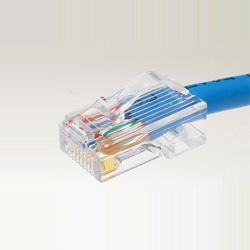 カテゴリ5e UTPケーブル 単線 クロス 青 日本製 20m