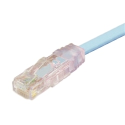 カテゴリ6 UTPケーブル 単線 ストレート 薄青 80m