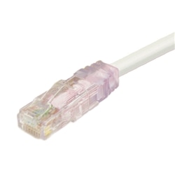 カテゴリ6 UTPケーブル 単線 1000BASE-TXクロス 白 1m