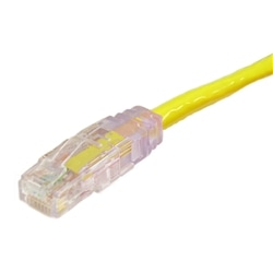 カテゴリ6 UTPケーブル 単線 1000BASE-TXクロス 黄 45m