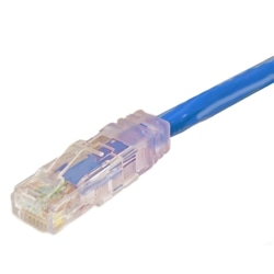 カテゴリ6 UTPケーブル 撚り線 1000BASE-TXクロス 青 2m