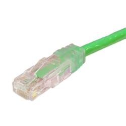 カテゴリ6 UTPケーブル 撚り線 1000BASE-TXクロス 緑 1m