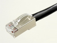 カテゴリ6 STPケーブル 単線 1000BASE-Tクロス 黒 6m