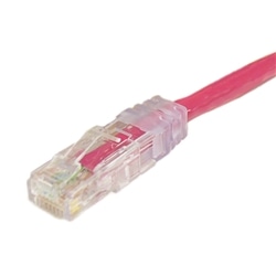 カテゴリ6 UTPケーブル 撚り線 1000BASE-Tクロス 赤 3m