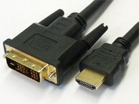 HDMI-DVI(オス) 変換ケーブル シングルリンク 1m